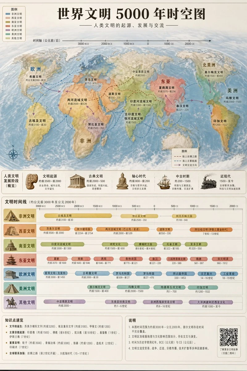 世界文明5000年时空图