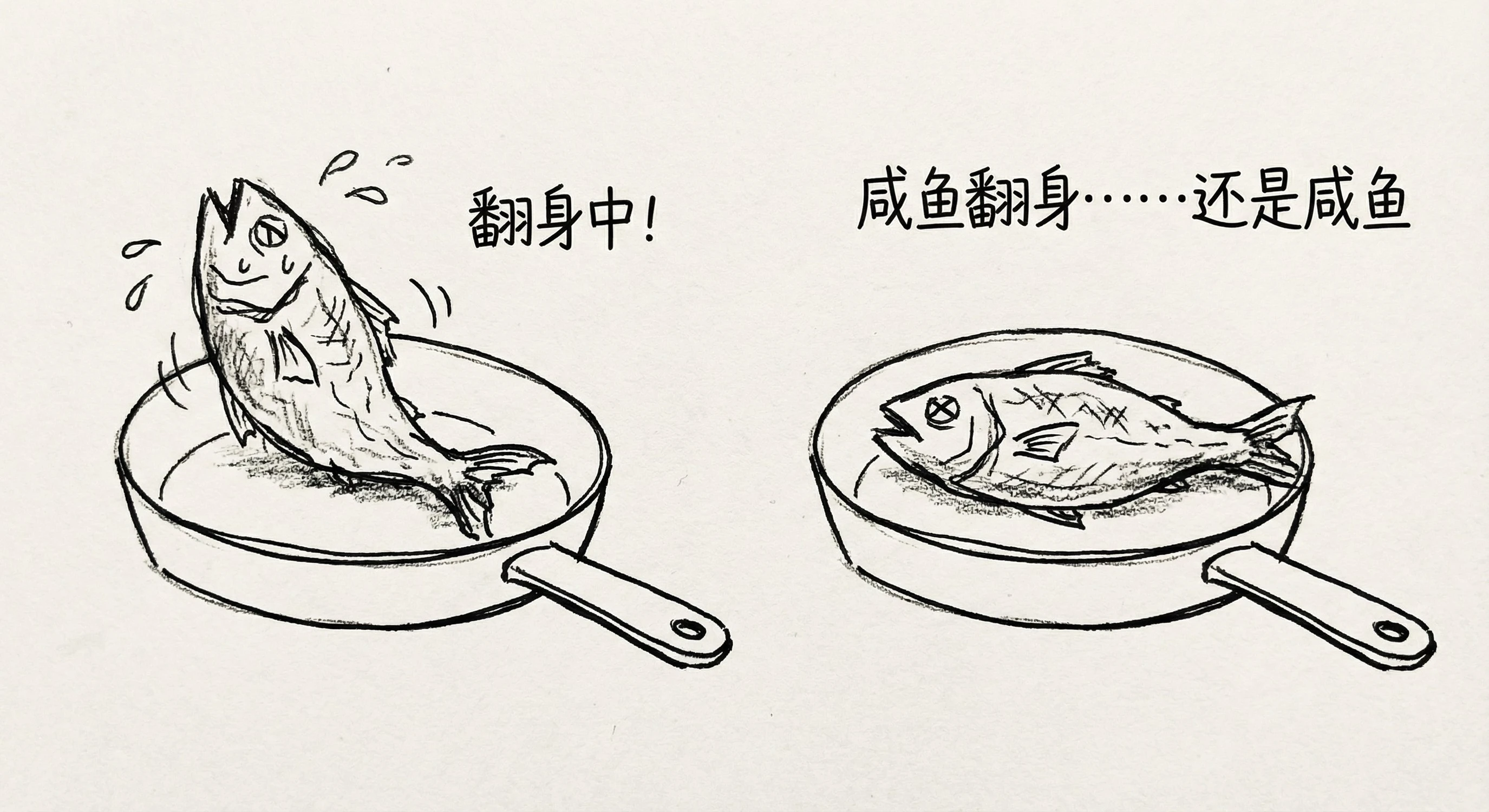 咸鱼翻身还是咸鱼