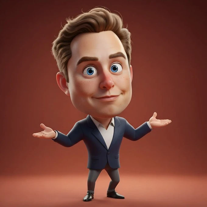 将明星变成趣味十足的3D卡通肖像