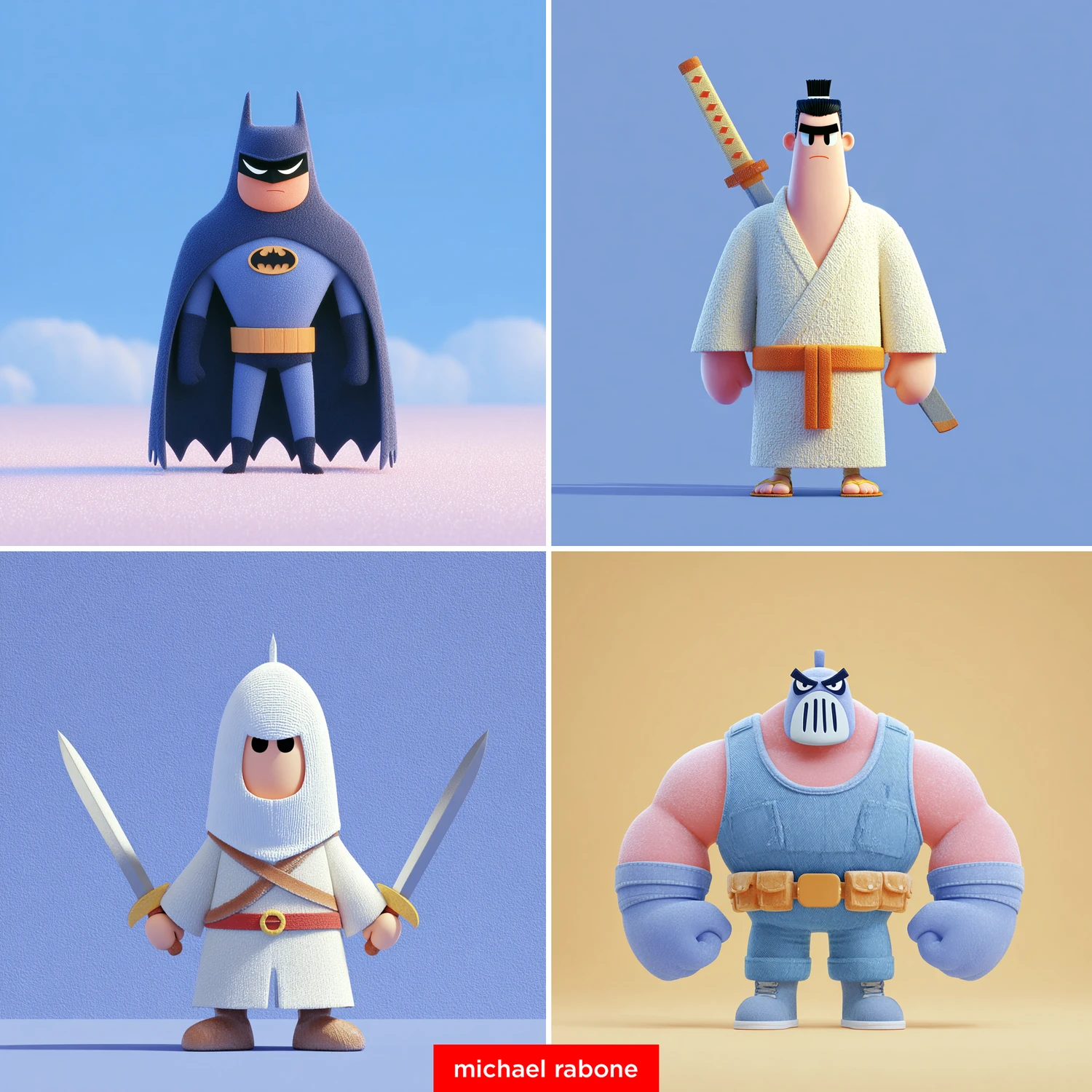 萌系3D角色设计风格
