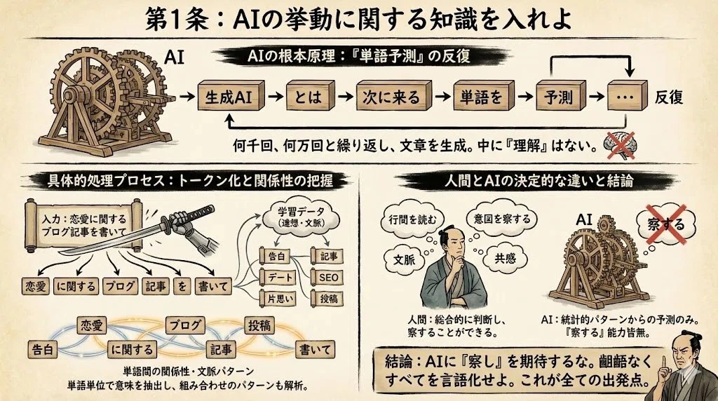 来自参考信息的带有经典日式字体的图表