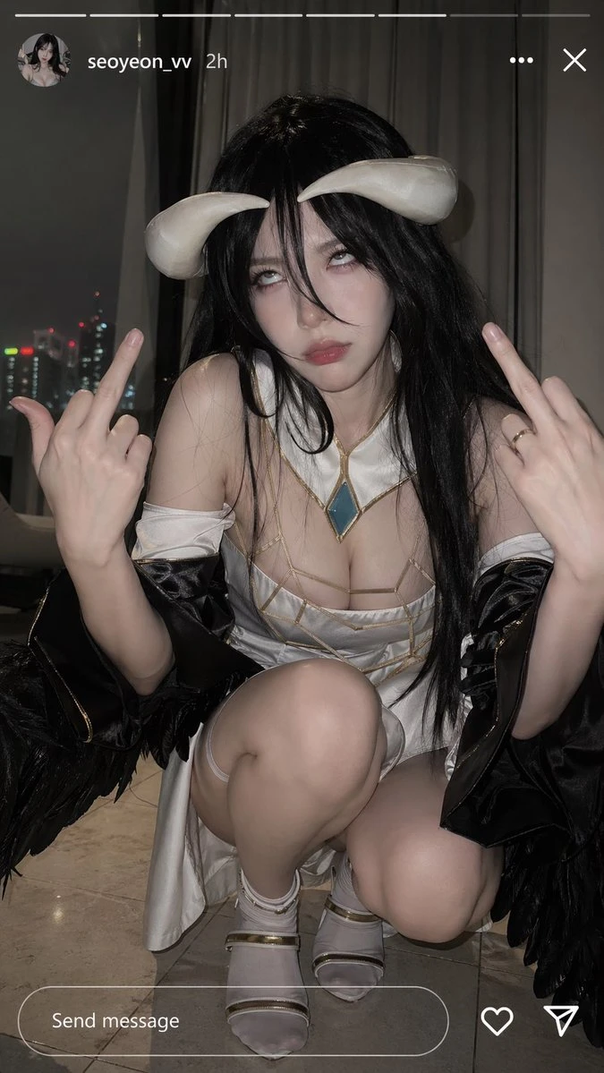 阿尔贝多cosplay Instagram截图