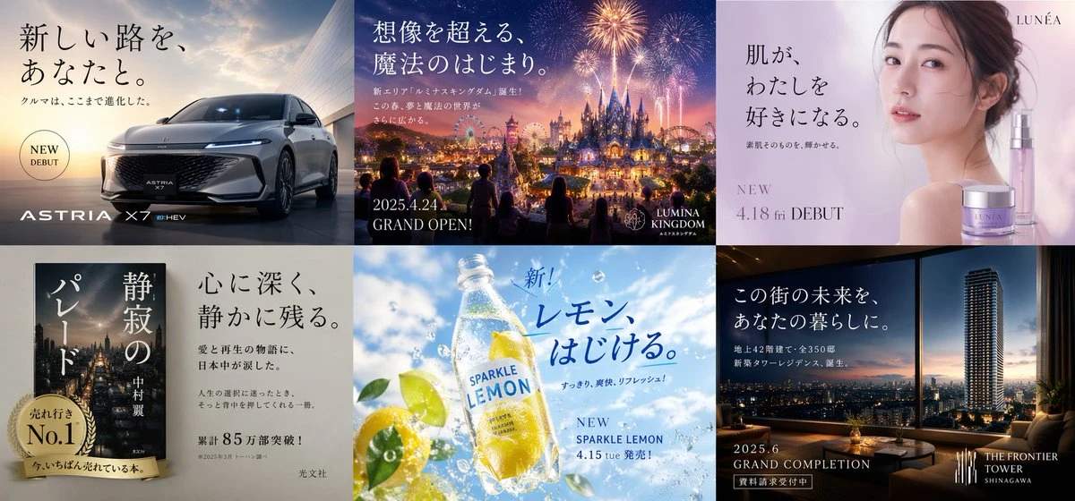 日本六行业最新流行广告