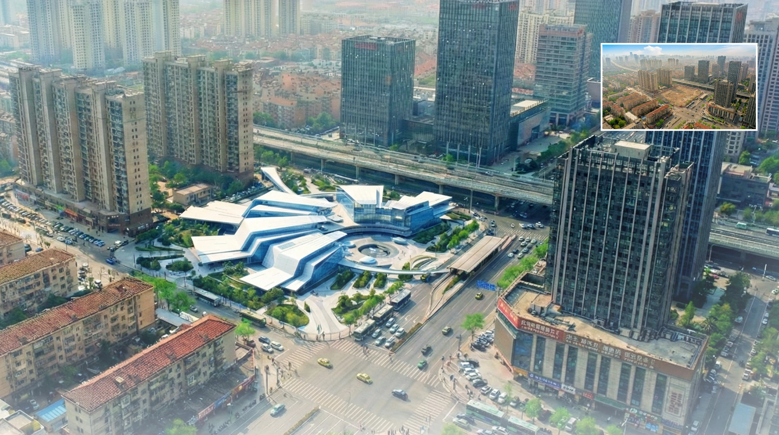建筑方案生成(仅提供场地照片)