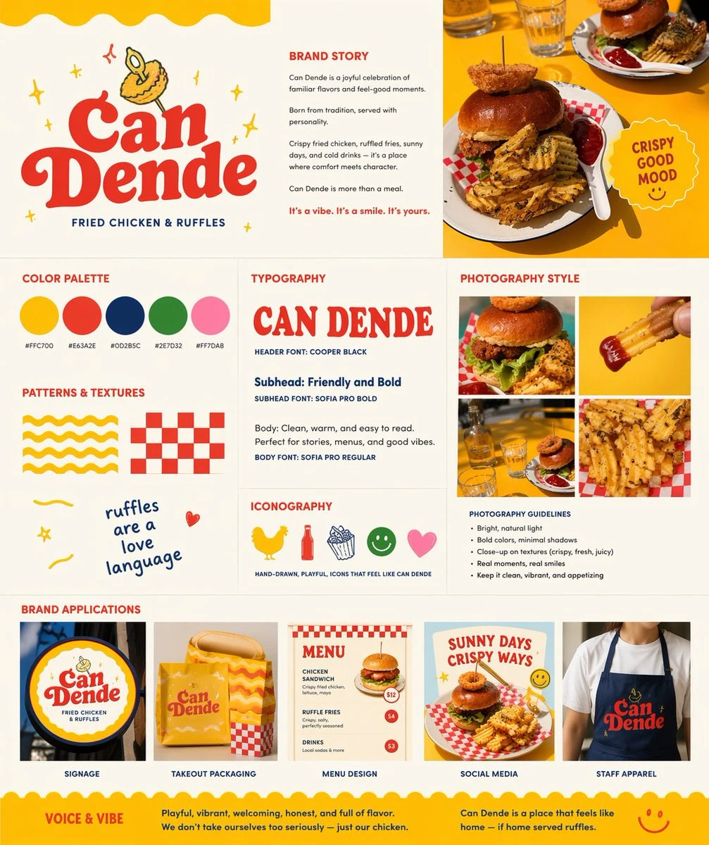Can Dende炸鸡品牌视觉规范