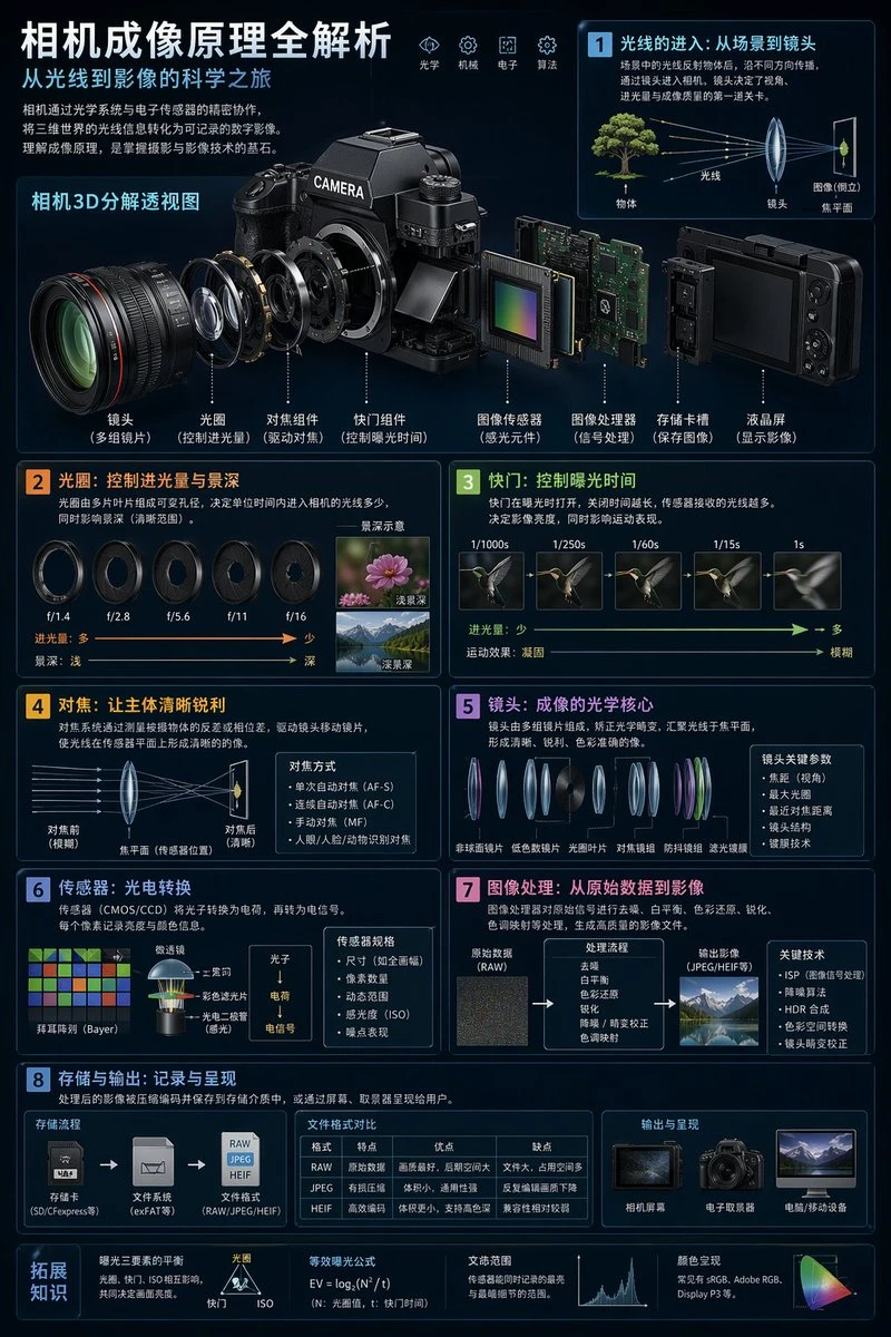 相机成像原理全解析