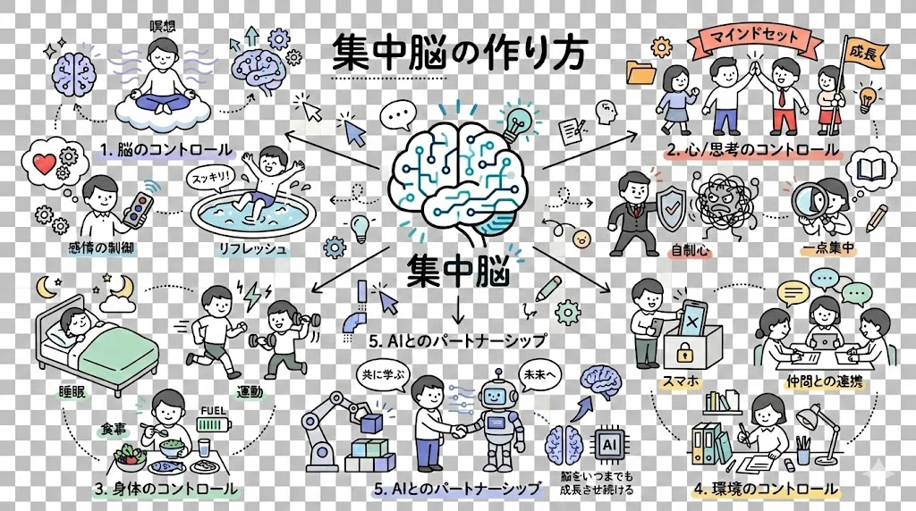 集中脑的打造方法